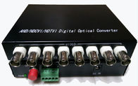 1080P HD TVI / CVI / AHD الارسال استقبال ، الألياف البصرية لتحويل الفيديو الرقمية BNC